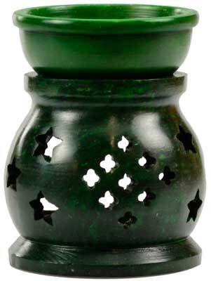 Green Soapstone Wax & Oil Warmer Green Soapstone Wax & Oil Warmer