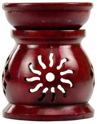 Red Soapstone Wax & Oil Warmer Red Soapstone Wax & Oil Warmer