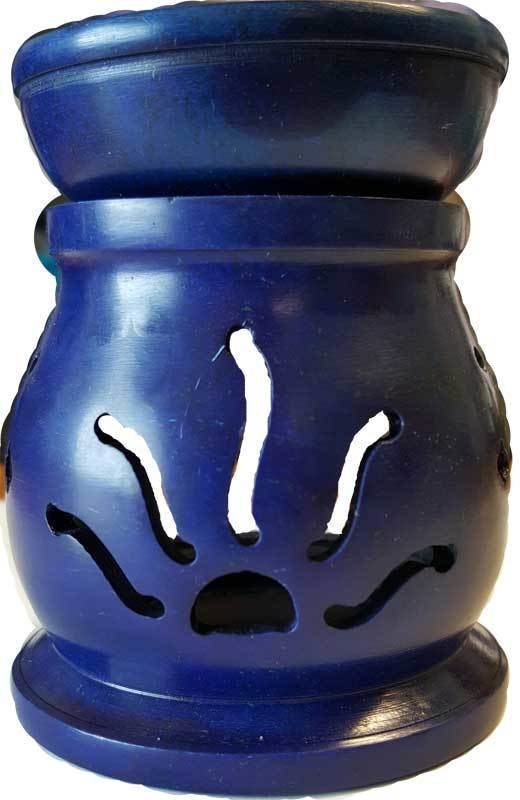 Blue Soapstone Wax & Oil Warmer Blue Soapstone Wax & Oil Warmer
