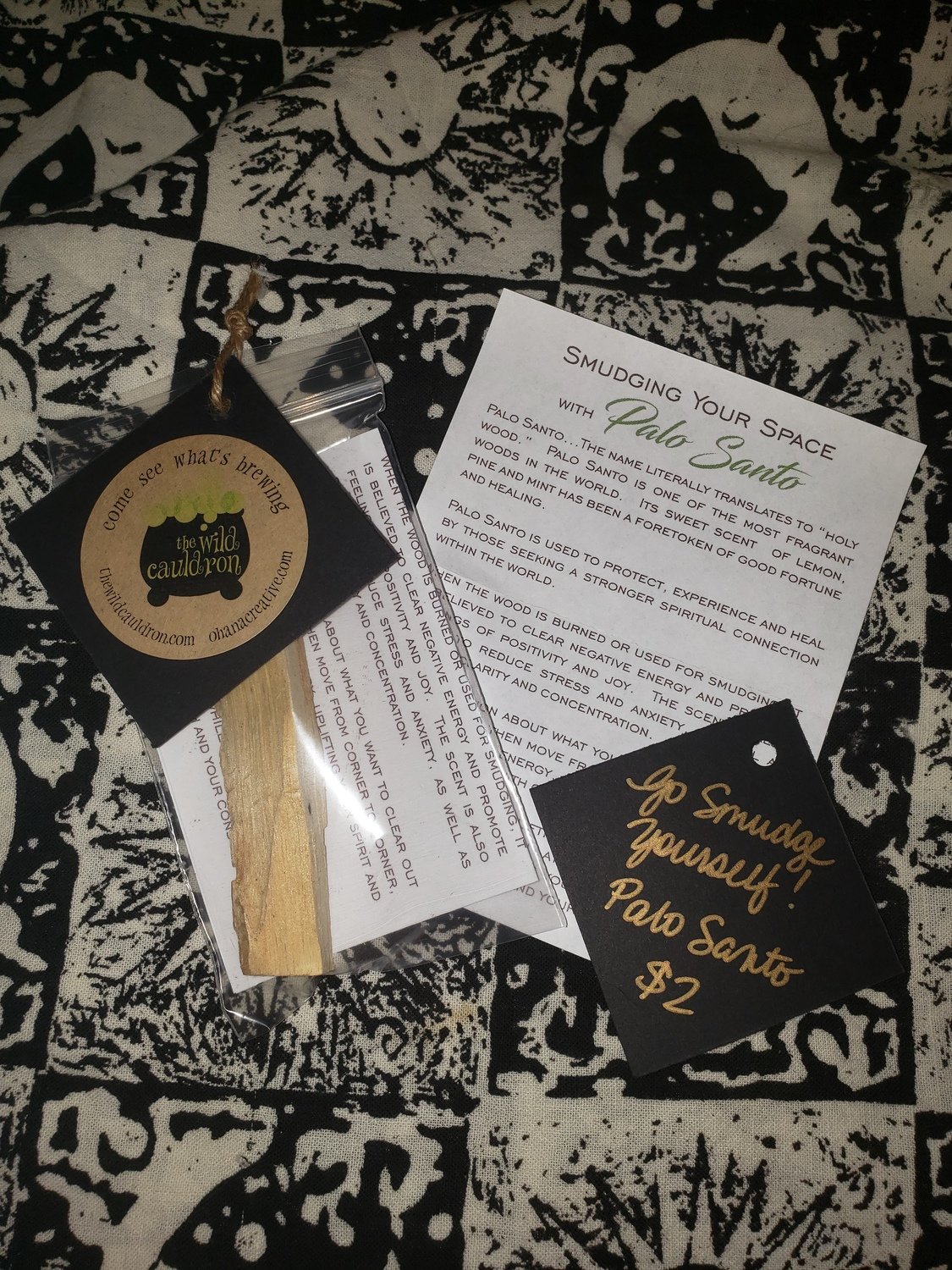 Go Smudge Yourself! Palo Santo Sticks Go Smudge Yourself! Palo Santo Sticks