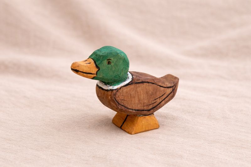 Entenpapa aus Holz