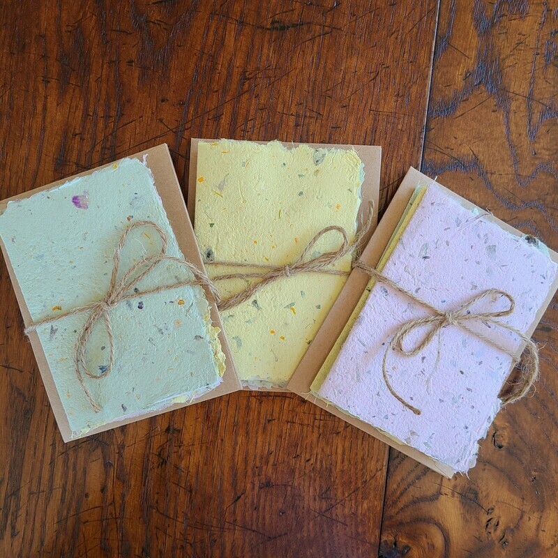 3 pack of "Nude" Note Cards (Assort)