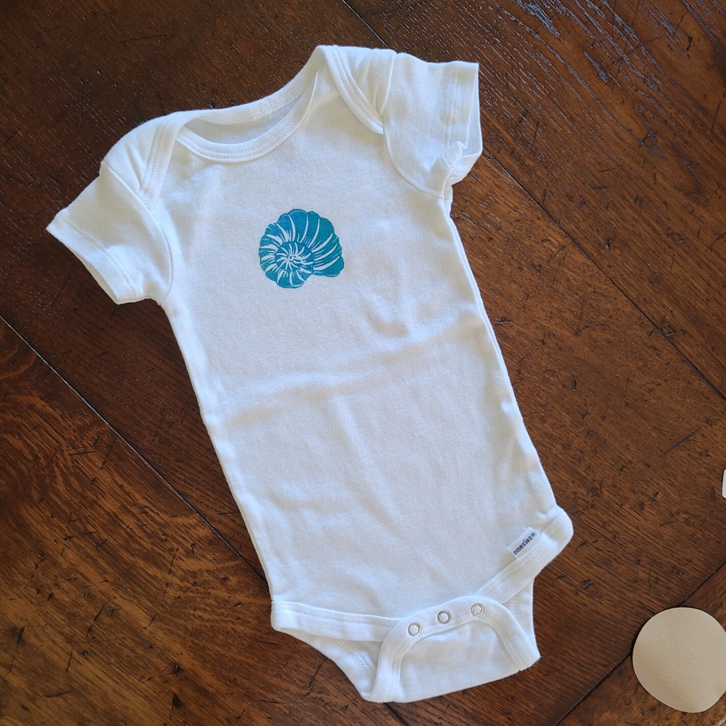 &quot;Nautilus&quot;  - 100% Organic Cotton Infant&#39;s Onesie