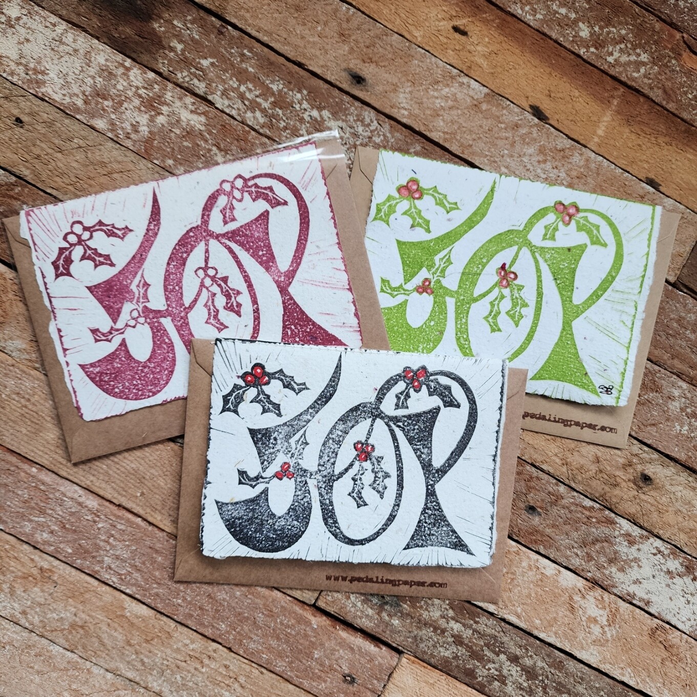 Holiday &quot;Joy&quot; Notecard