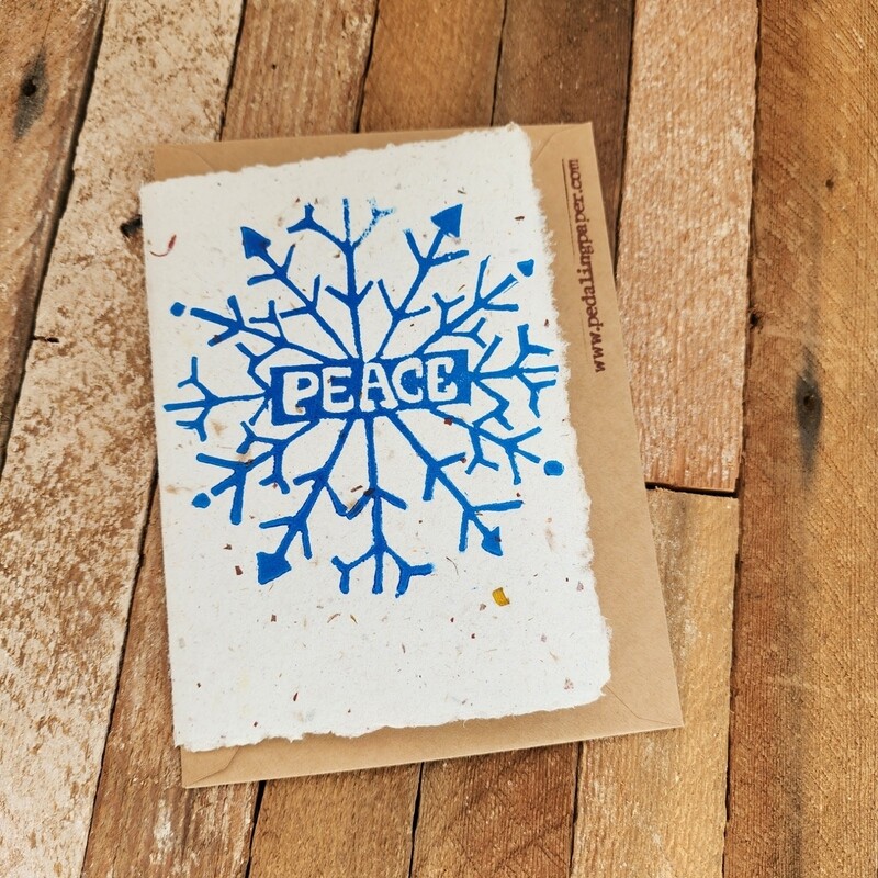 Peace Block Printed Card