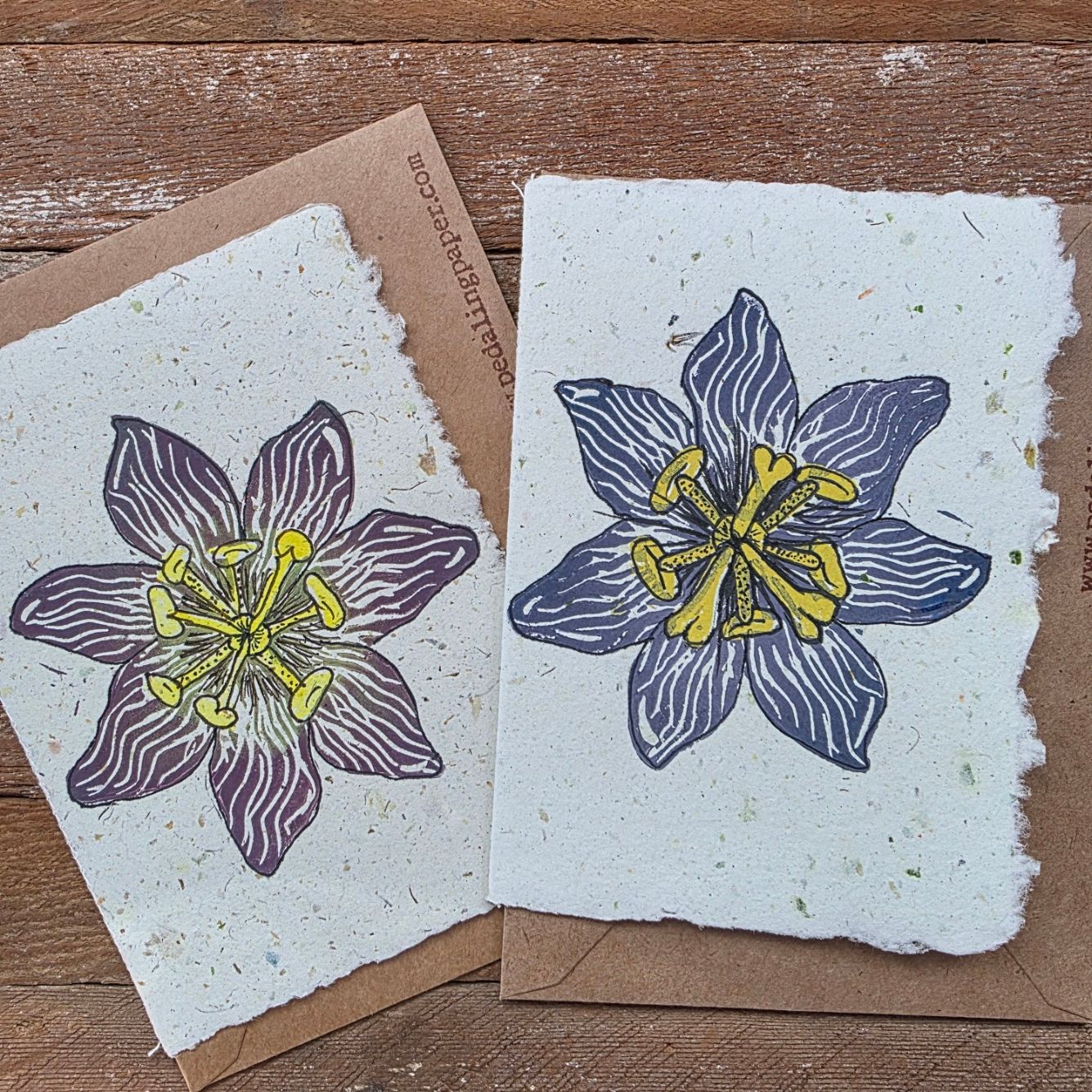 &quot;Passion Flower&quot; Note Card