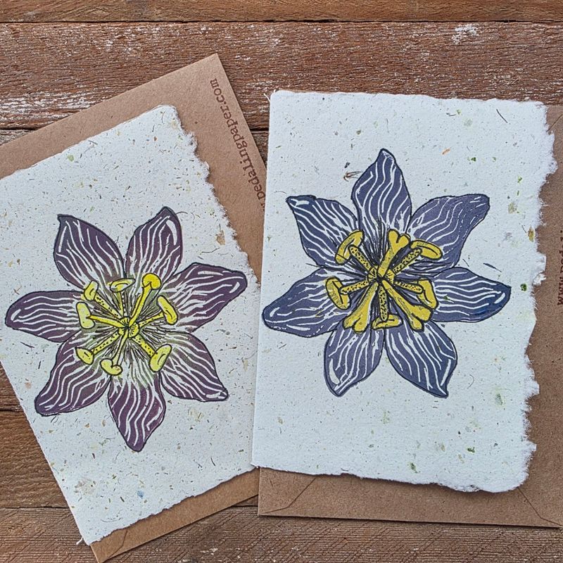 "Passion Flower" Note Card