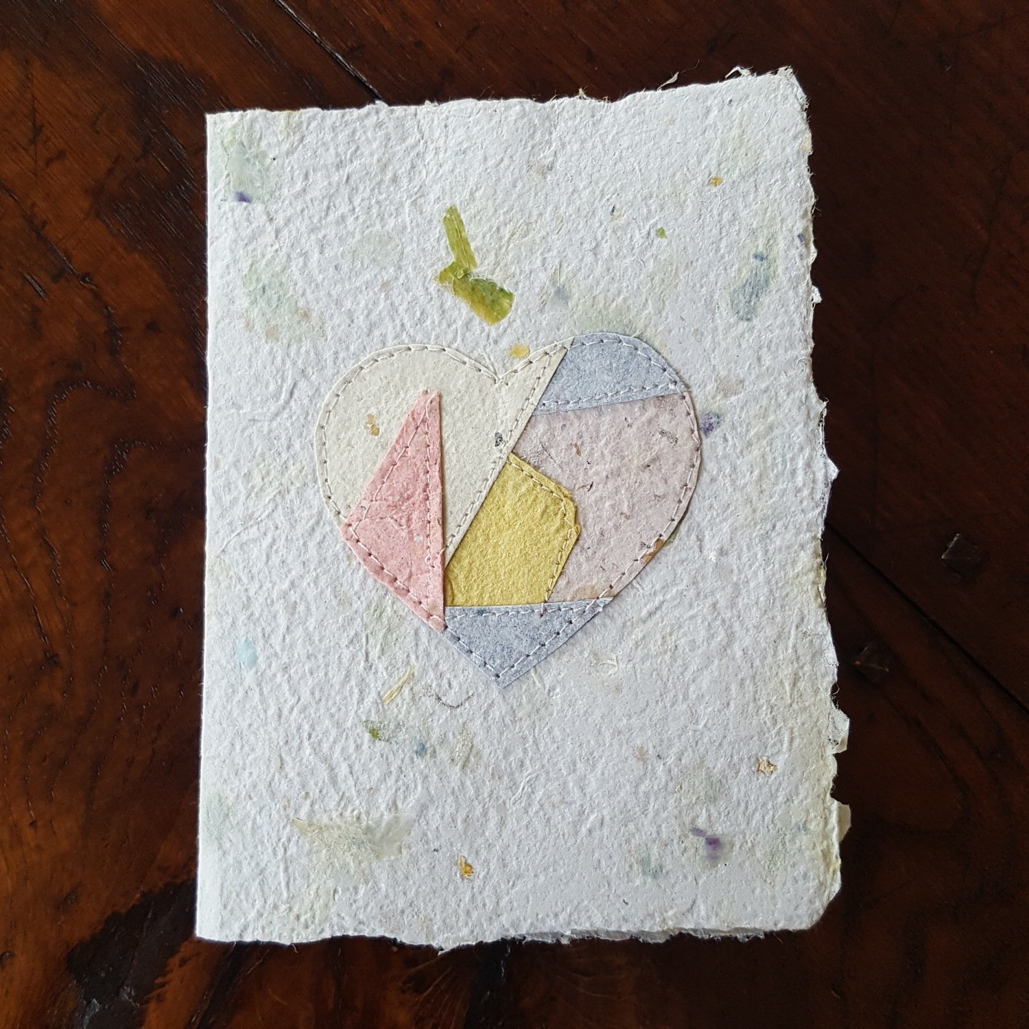 &quot;You Are Sew Loved&quot; Note Card (Tulip petals)