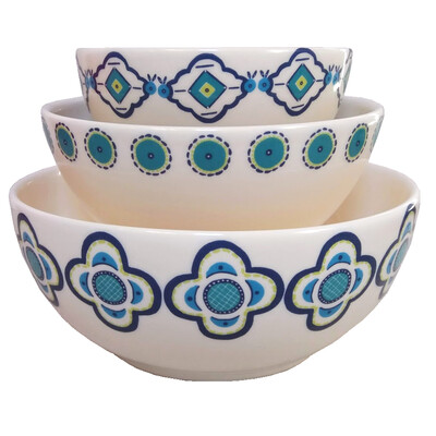 PENZO’s “Alhambra” Salad Bowls nr. 1 Set of 3