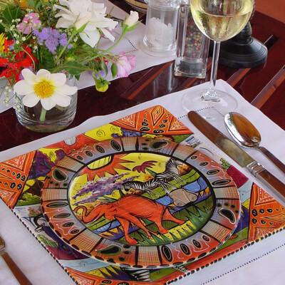 PENZO Mashona African Hand Painted