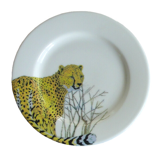 Bread Plate 7.5&quot;                   Cheetah
