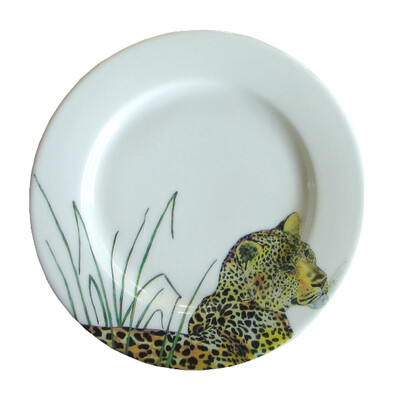 Bread Plate 7.5"                Leopard
