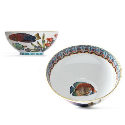 Cereal Bowl Ndoro 6.3&quot; with gold rim