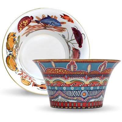 Louise Saladier 10.8&quot; with gold rim