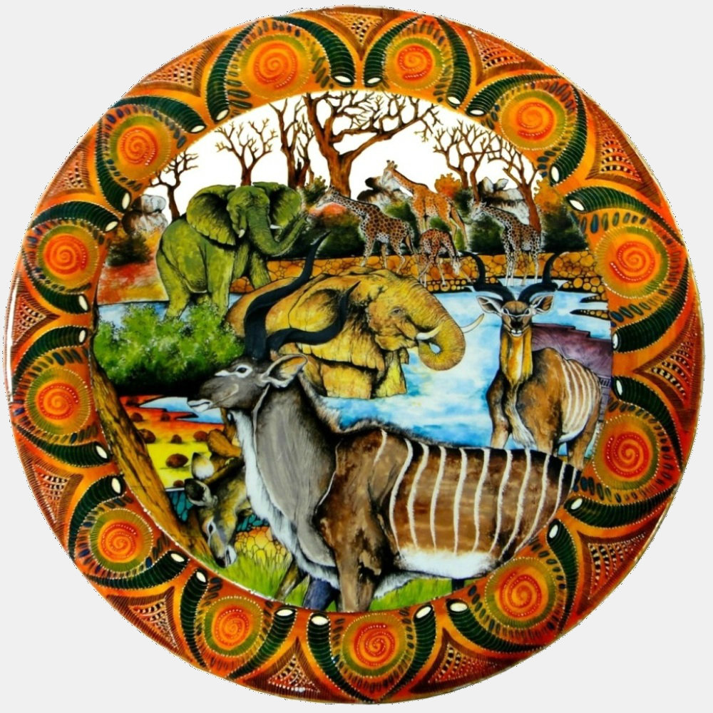 Dinner Plate 11.5&quot;       Kudu