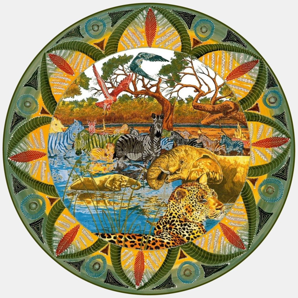 Dinner Plate 11.5&quot;          Leopard