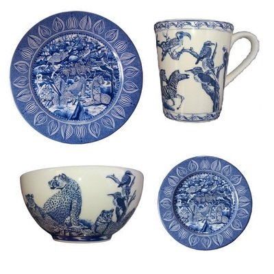 Safari Delft Blue collection