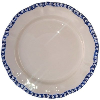 Dinner Plate 11" Blue Edge