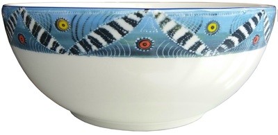 Salad Bowl Medium 7.5" Zebra