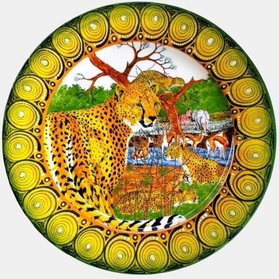 Dinner Plate 11.5"         Cheetah