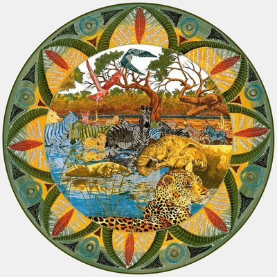 Dinner Plate 11.5"          Leopard