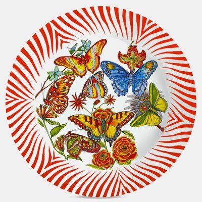 Dinner Plate 11.5"       Coral Red