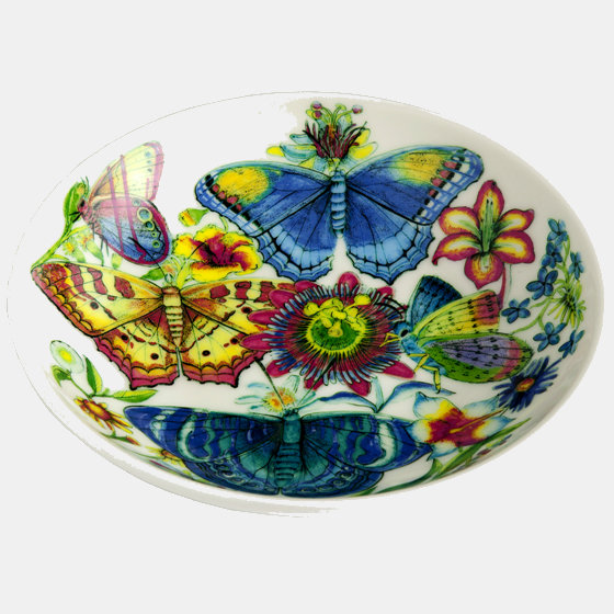 Wok Plate Turquoise 7.5"