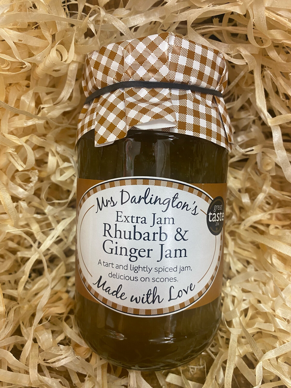 Mrs Darlingtons Rhubarb & Ginger Jam 340g