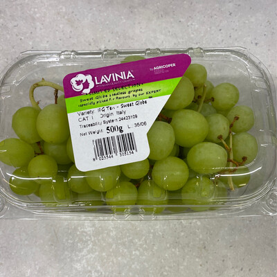 Green Seedless Grapes 500g