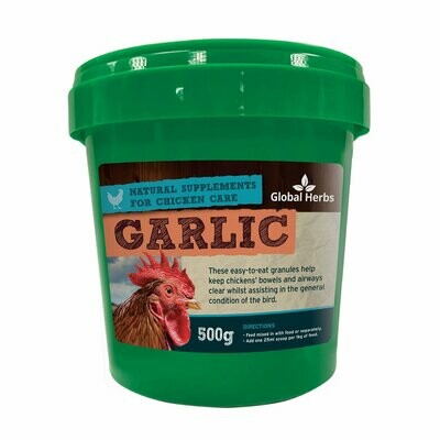 Poultry Garlic Granules 500g