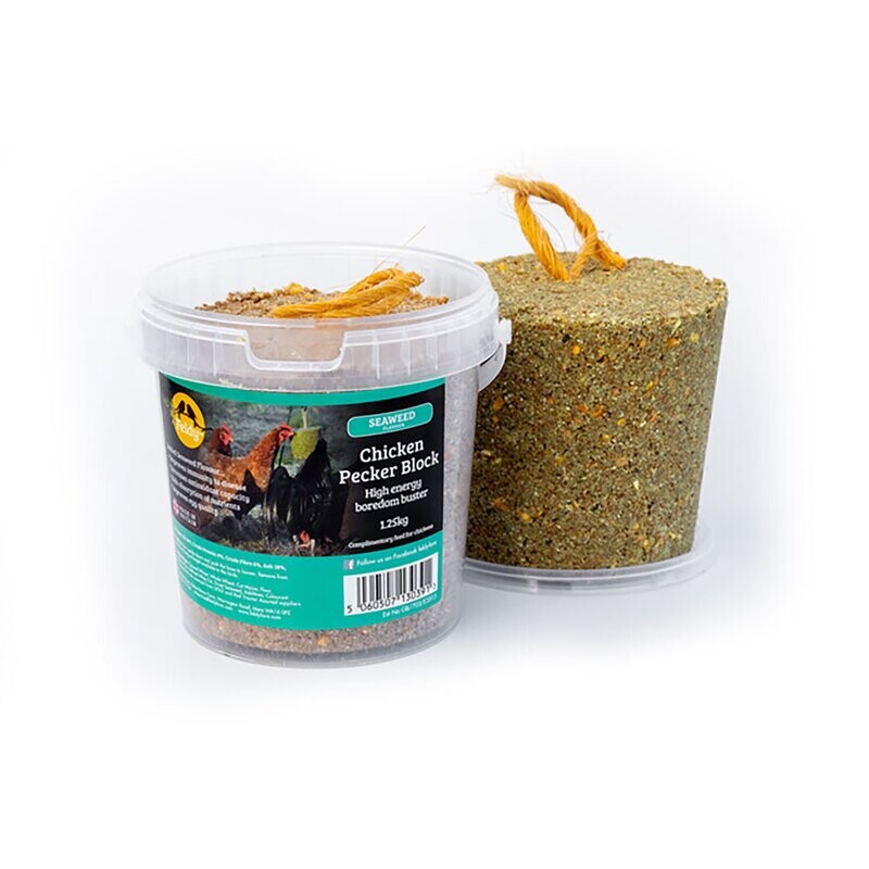 Feldy Chicken Pecker Block 1.25kg - Seaweed