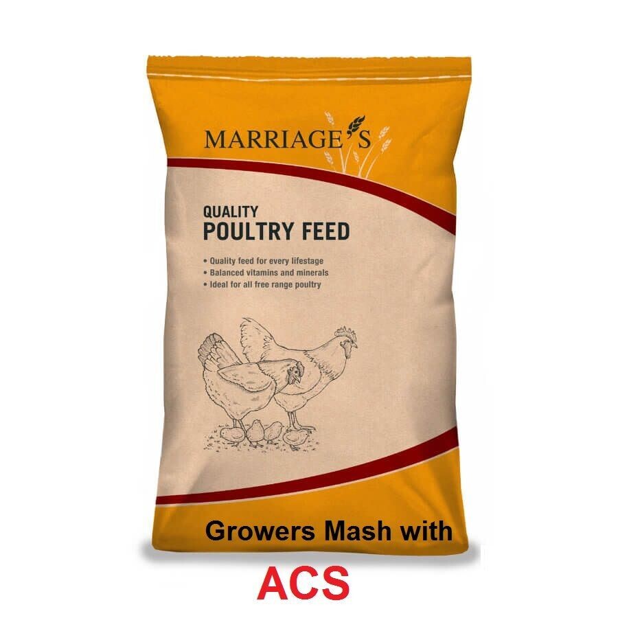 Marriage's Growers Mash with ACS (Coccidiostat) 20kg