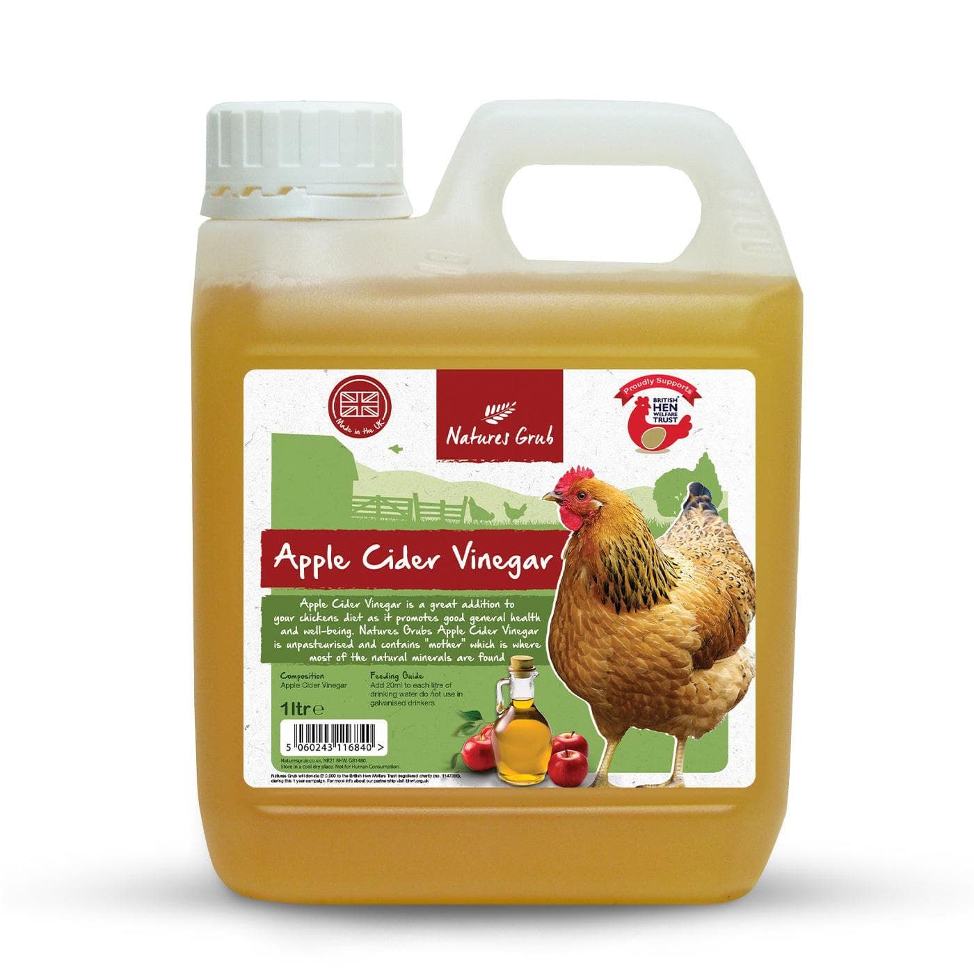 Nature's Grub Apple Cider Vinegar 1L