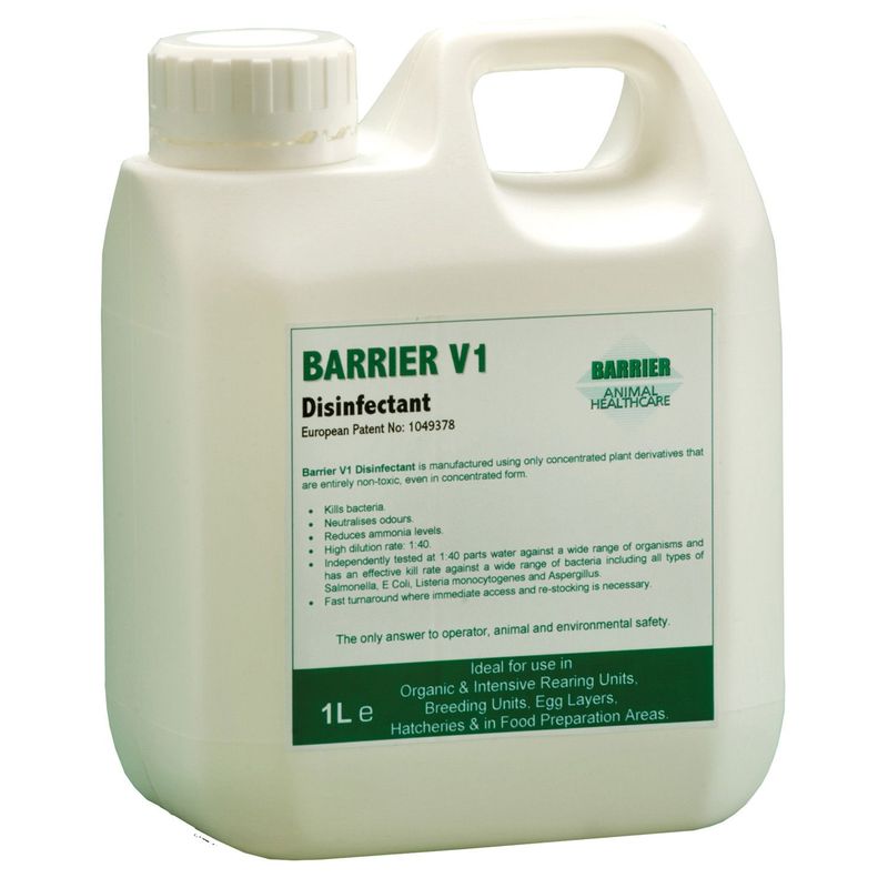 Barrier V1 Disinfectant Concentrate 1L