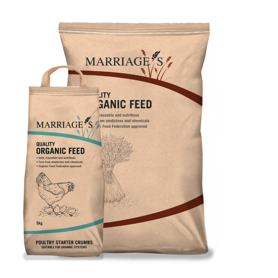 MARRIAGE&#39;S Organic Chick Starter Crumb 20kg