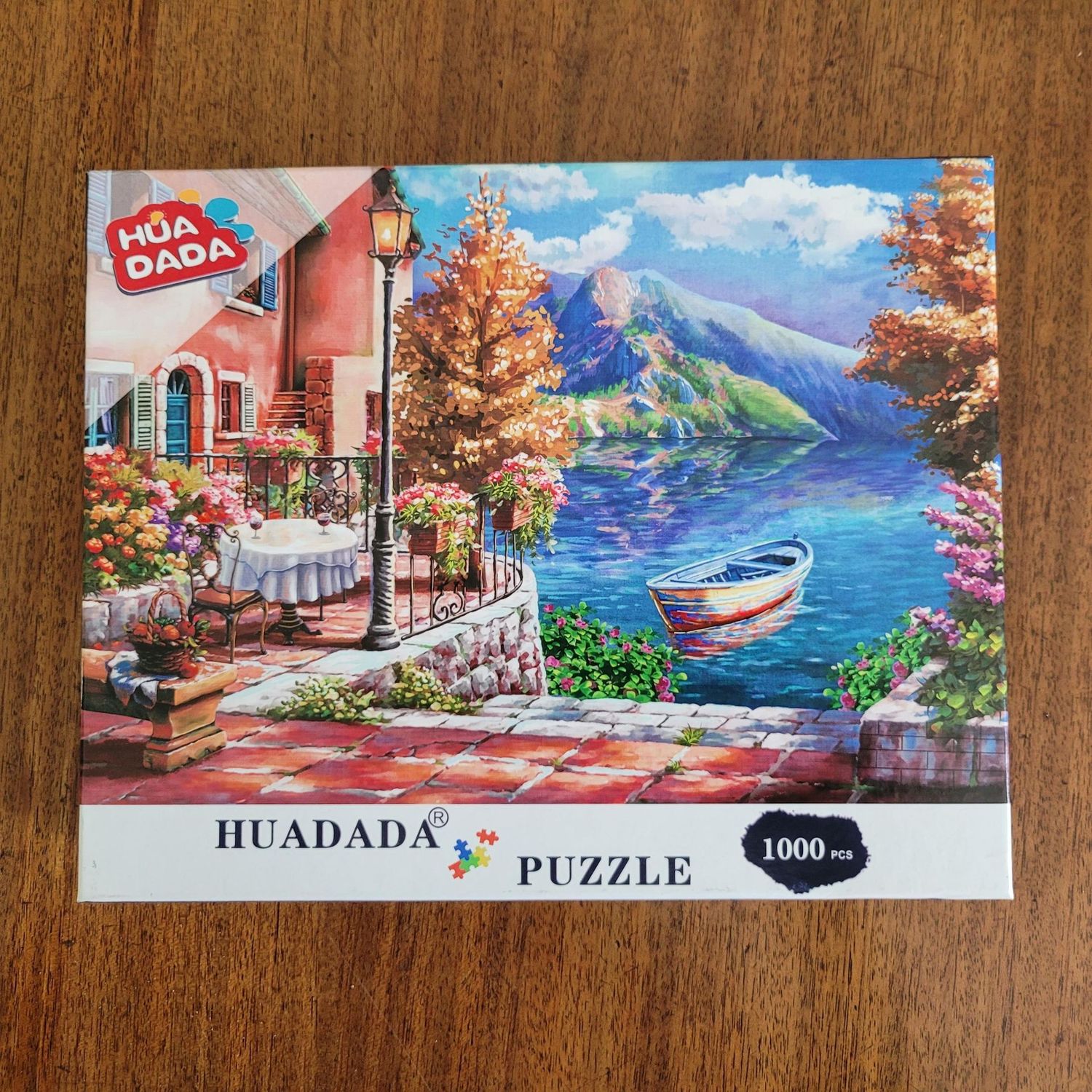 Jigsaw Puzzle, 1000 pieces, Lakeside Scenery (Used)