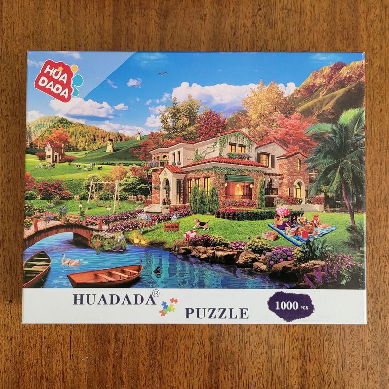 Jigsaw Puzzle, 1000 pieces, Romantic Resort (Used)