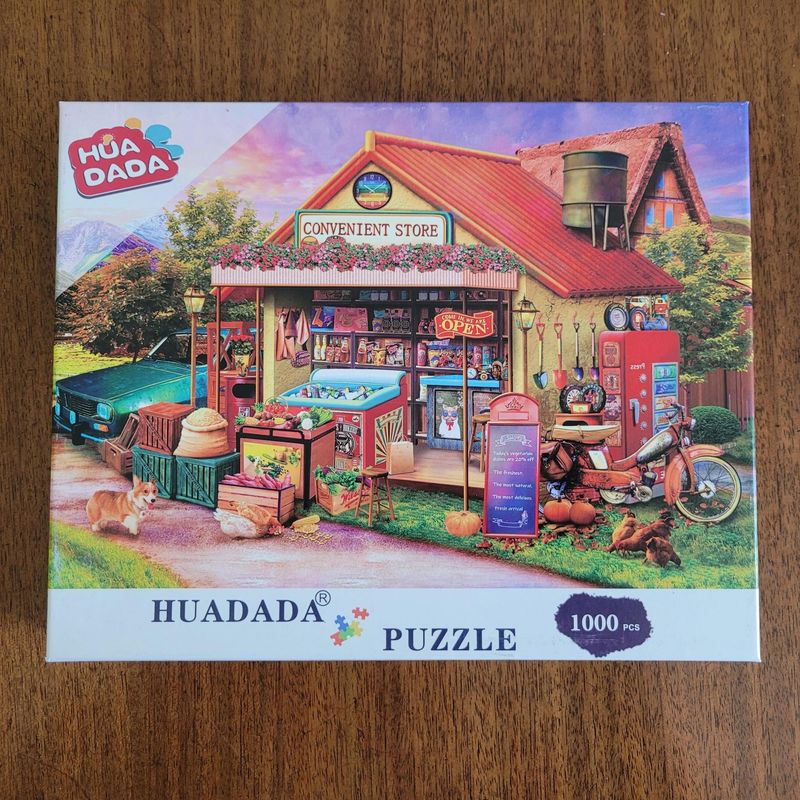 Jigsaw Puzzle, 1000 pieces, Countryside Grocery (Used)