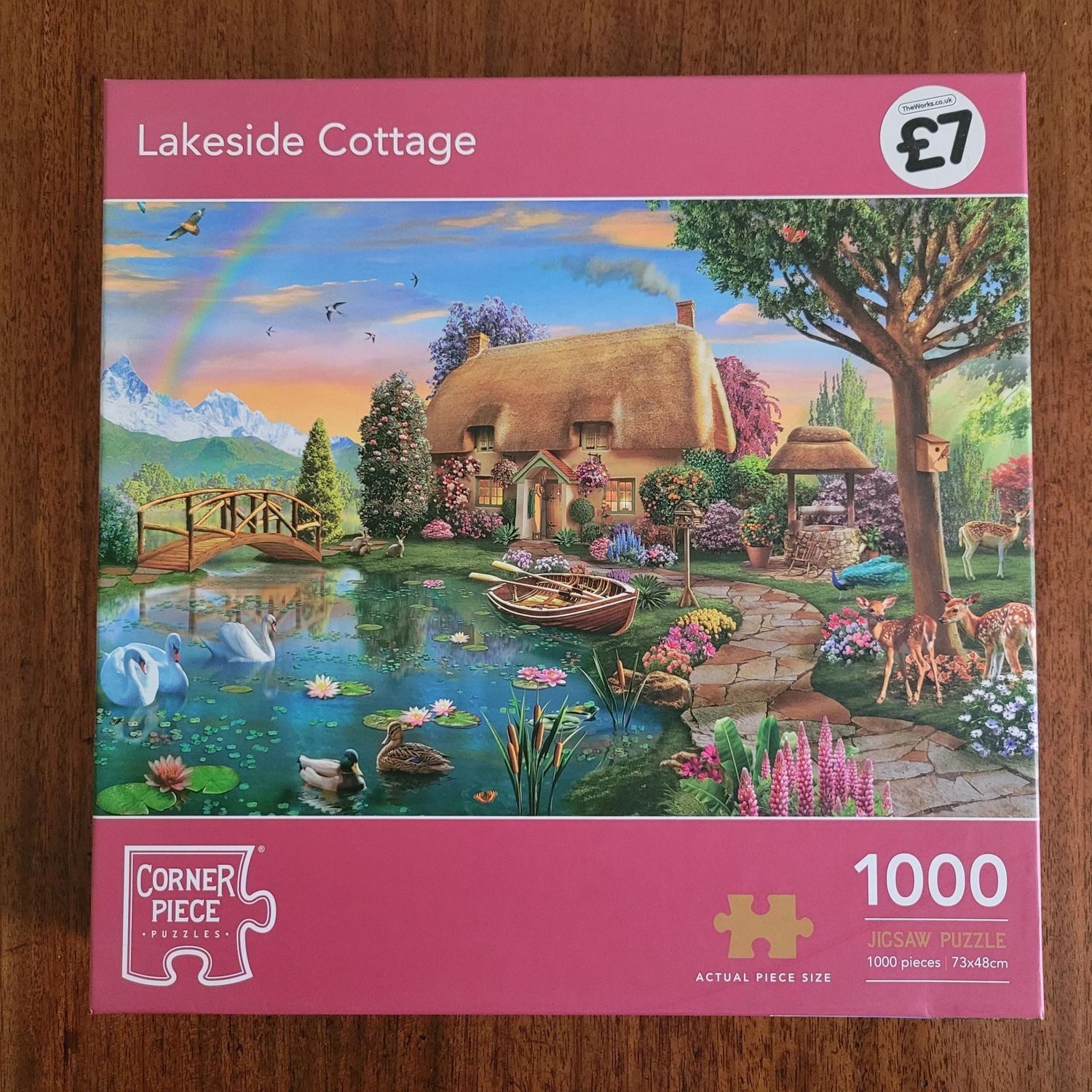 Jigsaw Puzzle, 1000 pieces, Lakeside Cottage (Used)