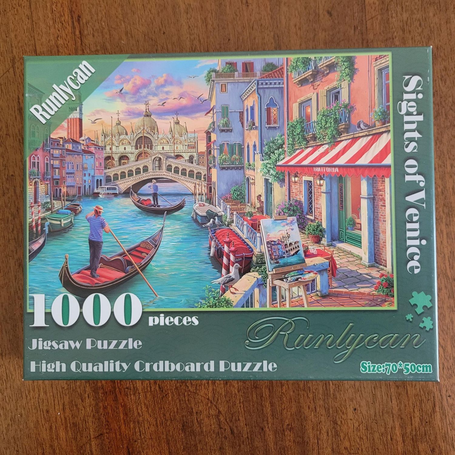 Jigsaw Puzzle, 1000 pieces, Sights of Venice (Used)