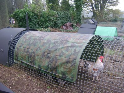 Chicken Run Cover with 8 hooks (CAMO) XL 1.8m x 2.4m