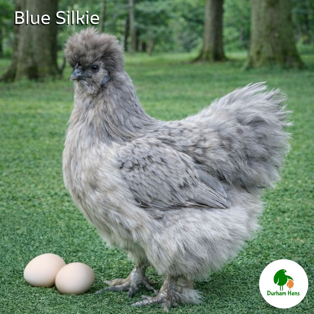 Blue Silkie Hen