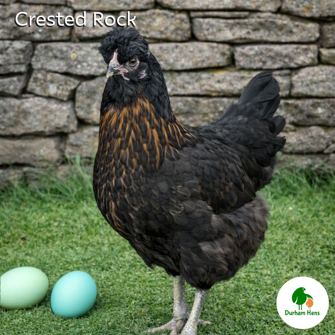 Crested Rock Hatching Eggs (Pack of 6)