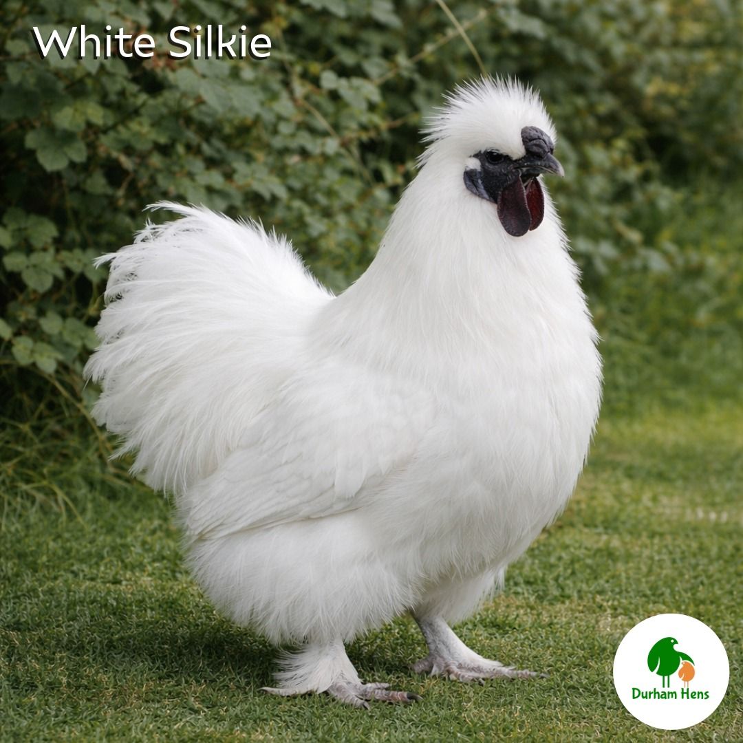White Silkie Cockerel