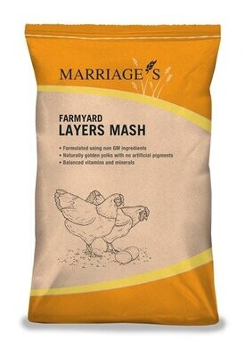 Marriage's Farmyard Layers Mash (premium) 20kg Marriage's Farmyard Layers Mash (premium) 20kg