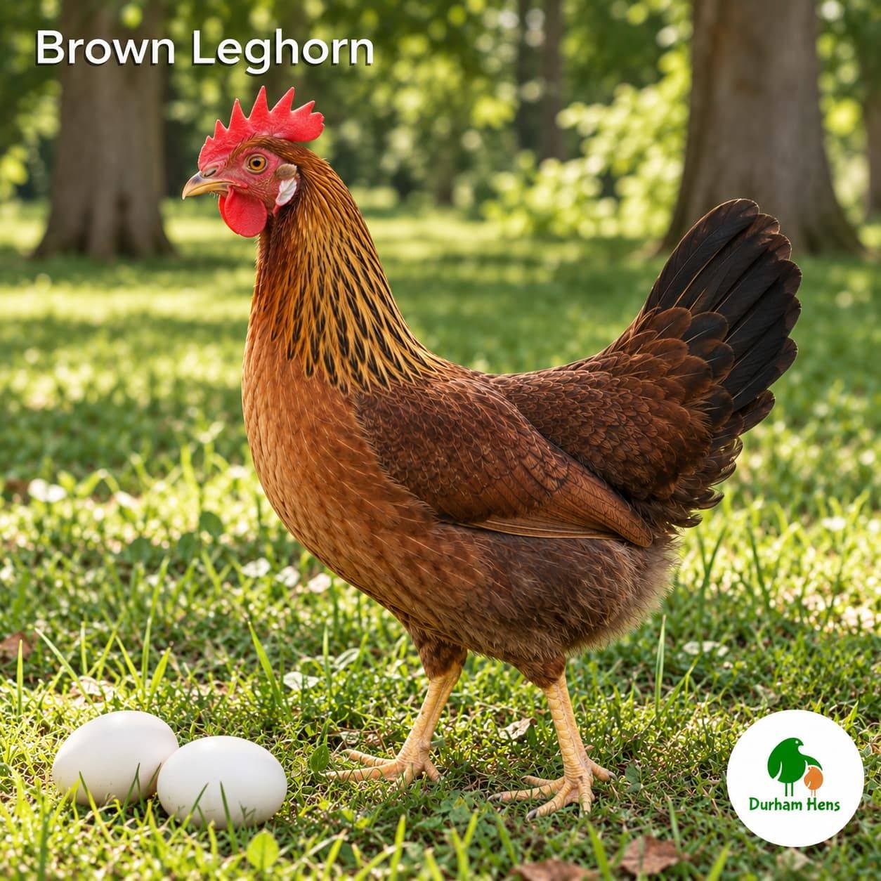 Brown Leghorn Hen
