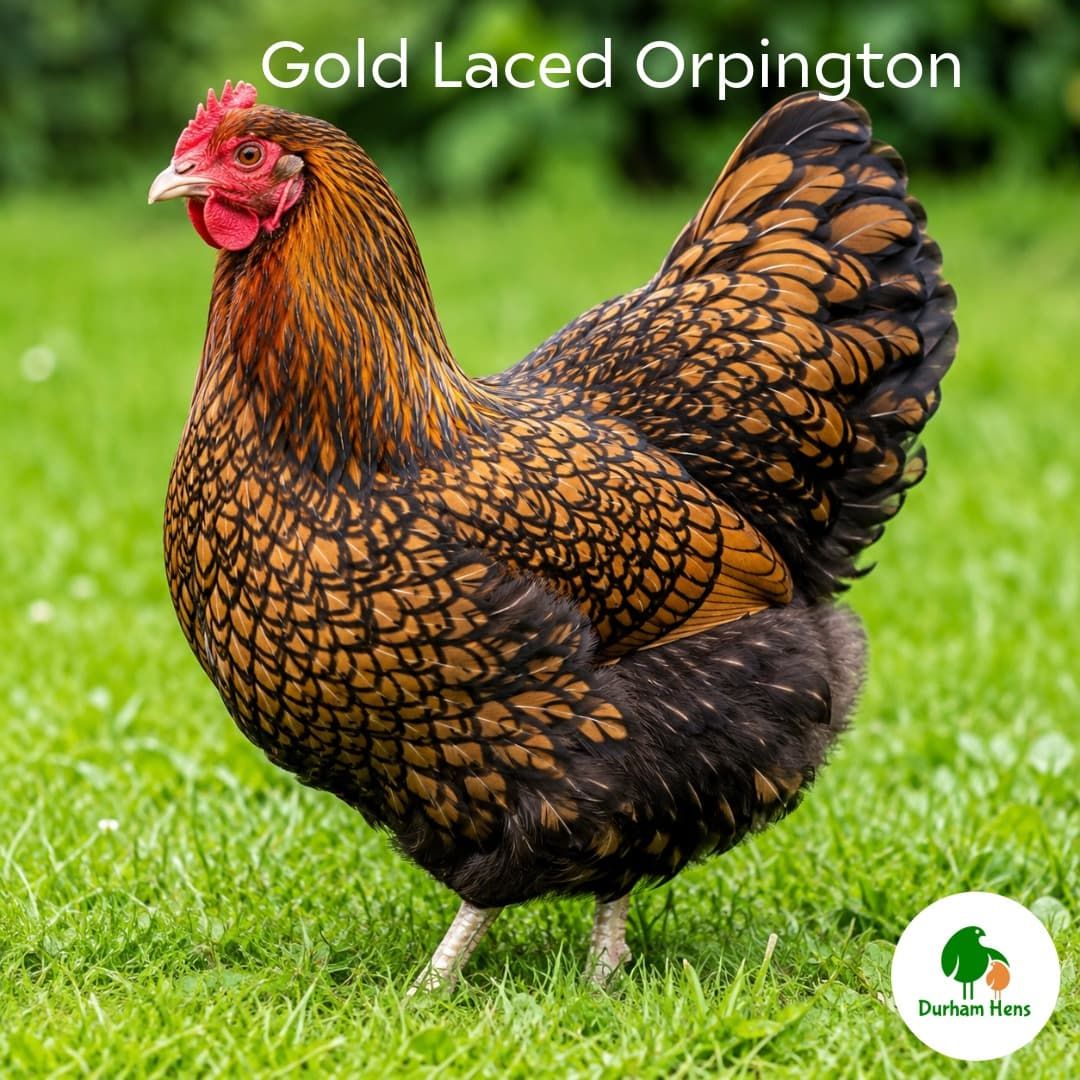 Gold-Laced Orpington Hen