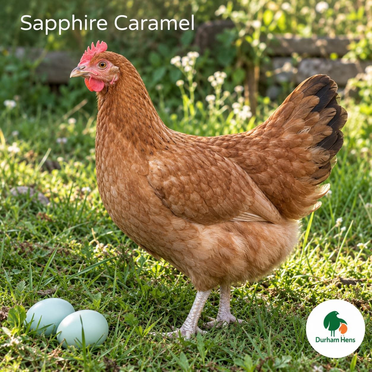 Sapphire Caramel Hen