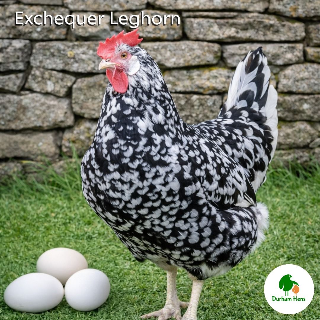 Exchequer Leghorn Hatching Eggs (Pack of 6)
