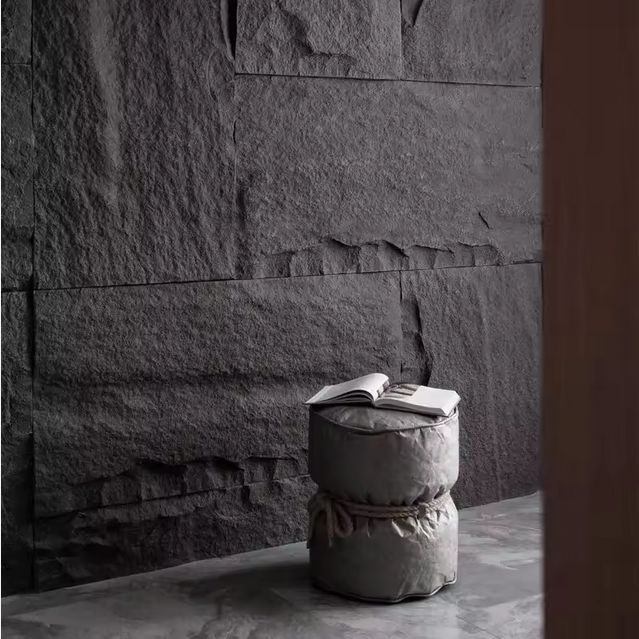 PU-Wandpaneel - 120cm*60cm*3cm - grau